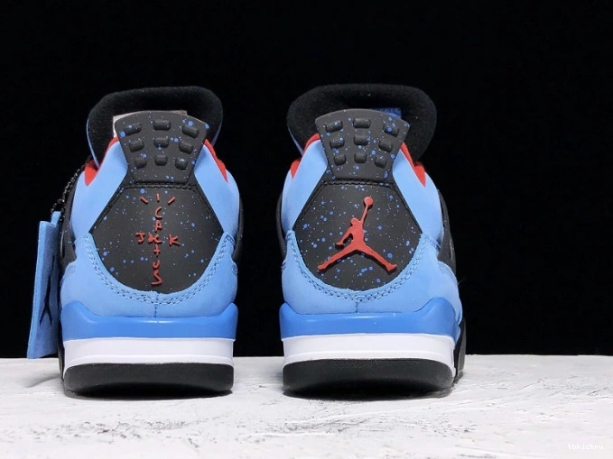 Rep TBK Scott 308497-406 Air Jordan x 4 Jack Cactus Travis 0710